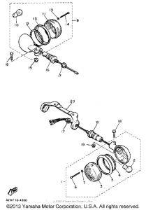 XV750W Поворотники