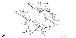XR125 Воздушный клапан всасывания