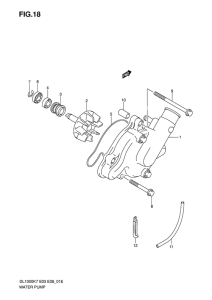 DL1000 Водяная помпа