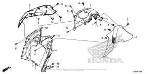 MSX125 Капот и облицовка
