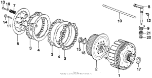 MT250 Сцепление