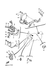 TZR125 Электрические детали
