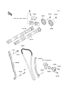 ZX1000 Распредвал