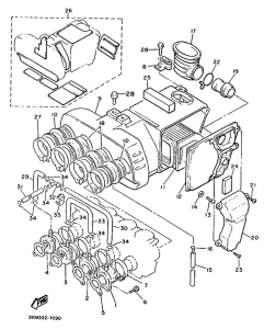 XJ600H (53KW) Впускная система