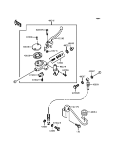 VN400 Главный тормозной цилиндр