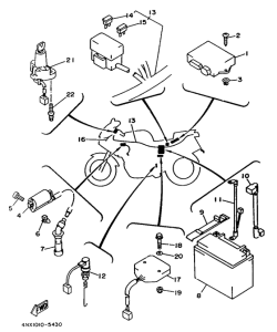 TRX850 Электрика 1