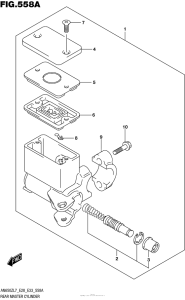 AN650Z Задний торм цилиндр