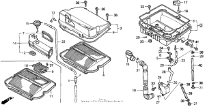 GL1500I Воздушный фильтр