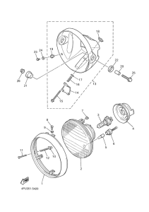 XJR1300 Scheinwerfer