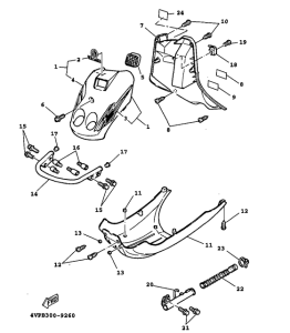 YW100E Ветровое стекло