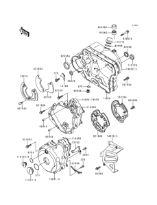 KL650 Engine cover(s)(1 / 2)