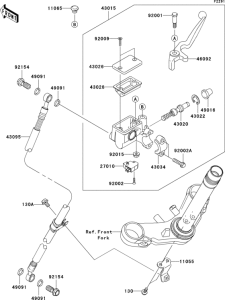 EX250 Главный тормозной цилиндр