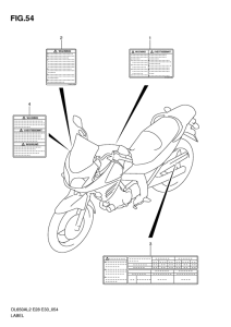 DL650 (ABS) Honda mark