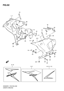 GSX650F (ABS) Under cowling
