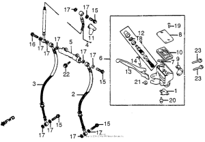 CB1000 Front brake master cyl.