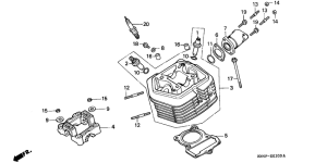 XR100 Головка цилиндров