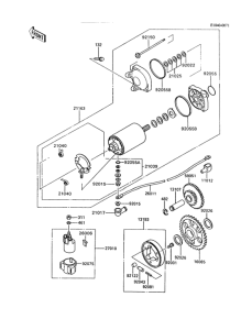 ZX600 Стартер