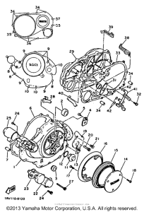 XV1100DC Боковые крышки