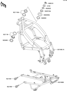 ZX600 Рама