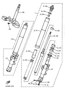FZR1000 Передняя вилка