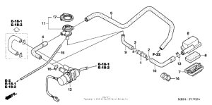 CB600F Фильтр картерных газов