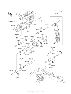 EX300 Подвеска  /  амортизатор