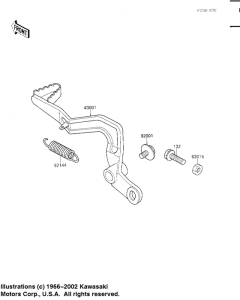  Педаль тормоза