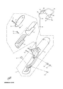 CS50M Выхлопная система