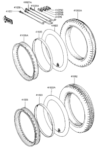 KZ440 Колеса,покрышки