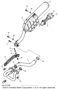 TT600L Выхлопная система