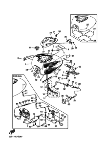 XVS1100A XVS11AX Tank fuel
