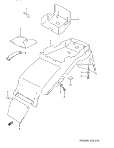 RF900 Заднее крыло