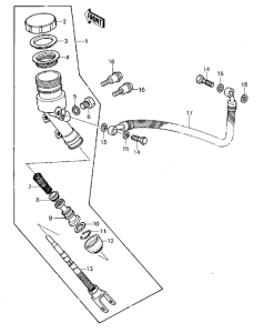  Задний тормозной цилиндр