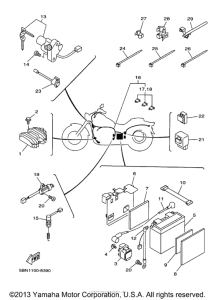 XVS650A Электрика