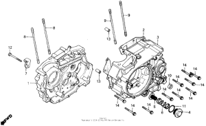 TLR200 Картер двигателя
