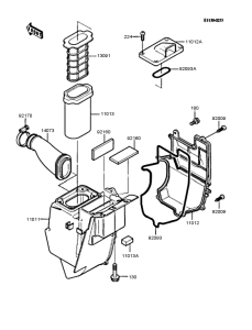 KMX50 Воздушный фильтр