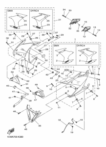 XJ6F FZ6RA Cowling comp