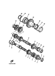 XJ650S Мост ведущий комплект