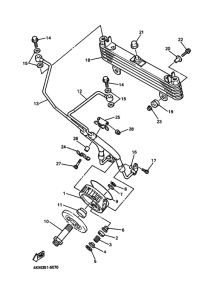 XJ900S Масляный радиатор