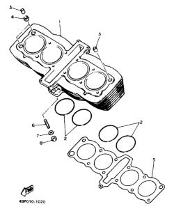 XJ600N Цилиндры