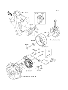 KLX125 Генератор