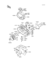 KE100 Крышки двигателя