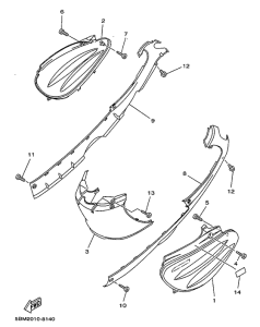 YV50 Боковые обтекатели