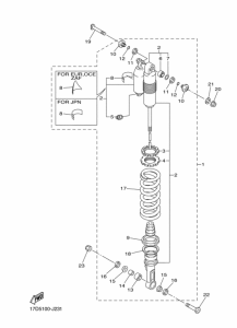 YZ250F Задняя подвеска