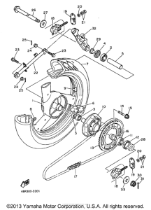 XJ600SJ Переднее колесо
