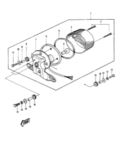 KH250 Taillight unit ass`y