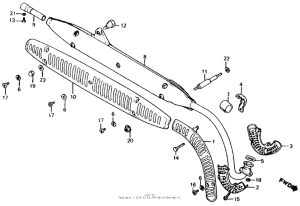 CT110 Глушитель