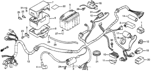 NU50 Wire harness + battery