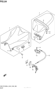GSX-R1000 Сиденье