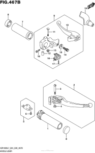 VZR1800 Handle Lever (Vzr1800Bzl7 E03)